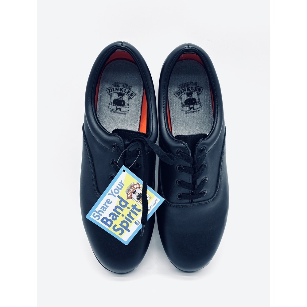Dinkles Men 10 Women 12 Black Marching Band Shoes Oxford Dress Shoes NWT